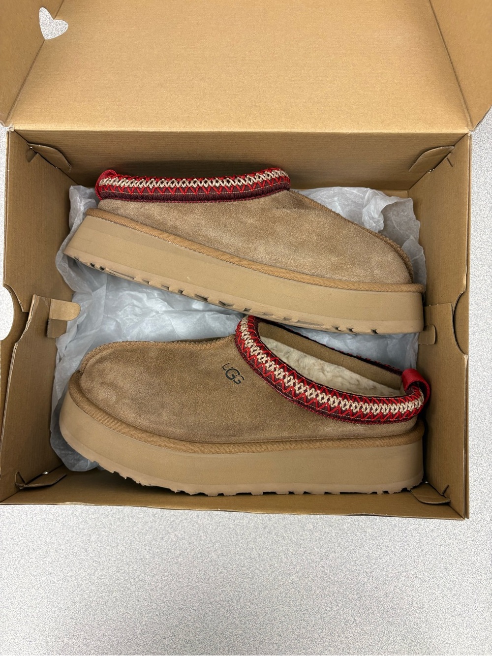 UGG Tazz II Slippers Chestnut Suede Shoes Women's Size_8 - Picture 8 of 9
